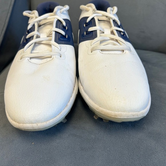 Nike Vapor Pro Golf Men Shoes-US 7.5/ UK 6.5 waterproof uppers blue white spike - Picture 6 of 8